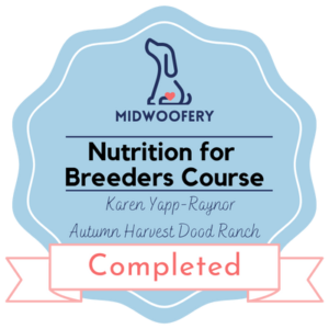 MIdwoofery Certificate - Nutrition for Breeders Course